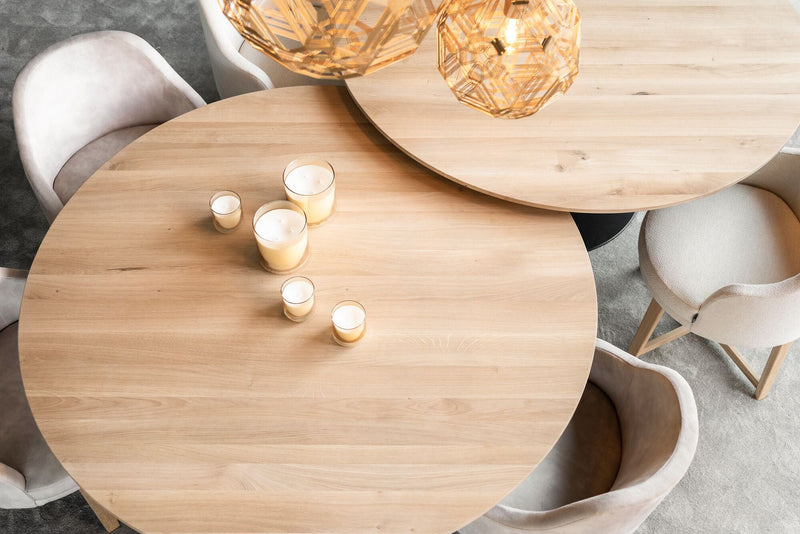 Eettafel Josh 300x110 cm bruin – zijaanzicht