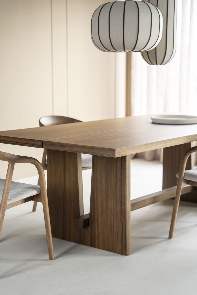 Eettafel Lira 240x110 cm – zijaanzicht