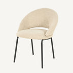 Stoel Nido – taupe – eetkamerstoel van By-Boo, vrijstaande productfoto