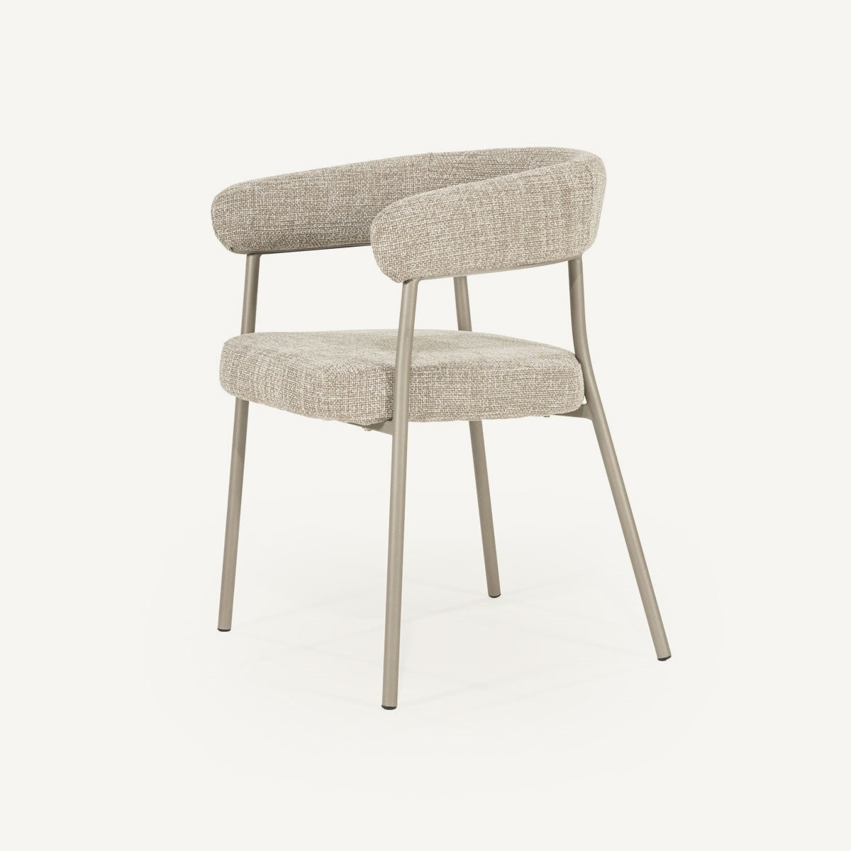 Stoel Yovi – taupe – eetkamerstoel van By-Boo, vrijstaande productfoto