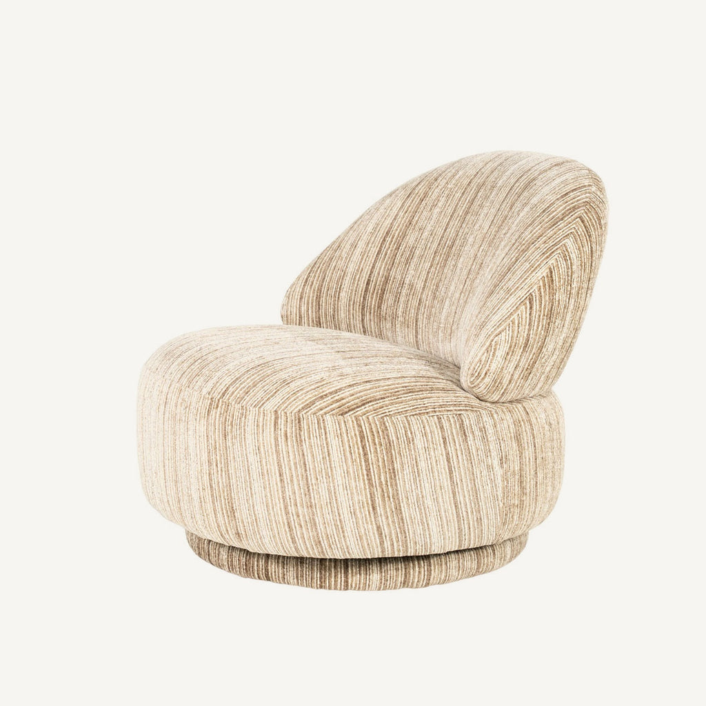 Fauteuil FineLine – bruin – fauteuil van By-Boo, vrijstaande productfoto
