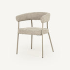 Stoel Yovi – taupe – eetkamerstoel van By-Boo, vrijstaande productfoto