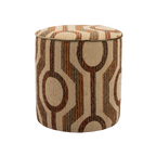 Poef Nyla Kalif bruin van BY BOO – productfoto