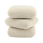 Poef Pillowscape Pluto beige van BY BOO – productfoto