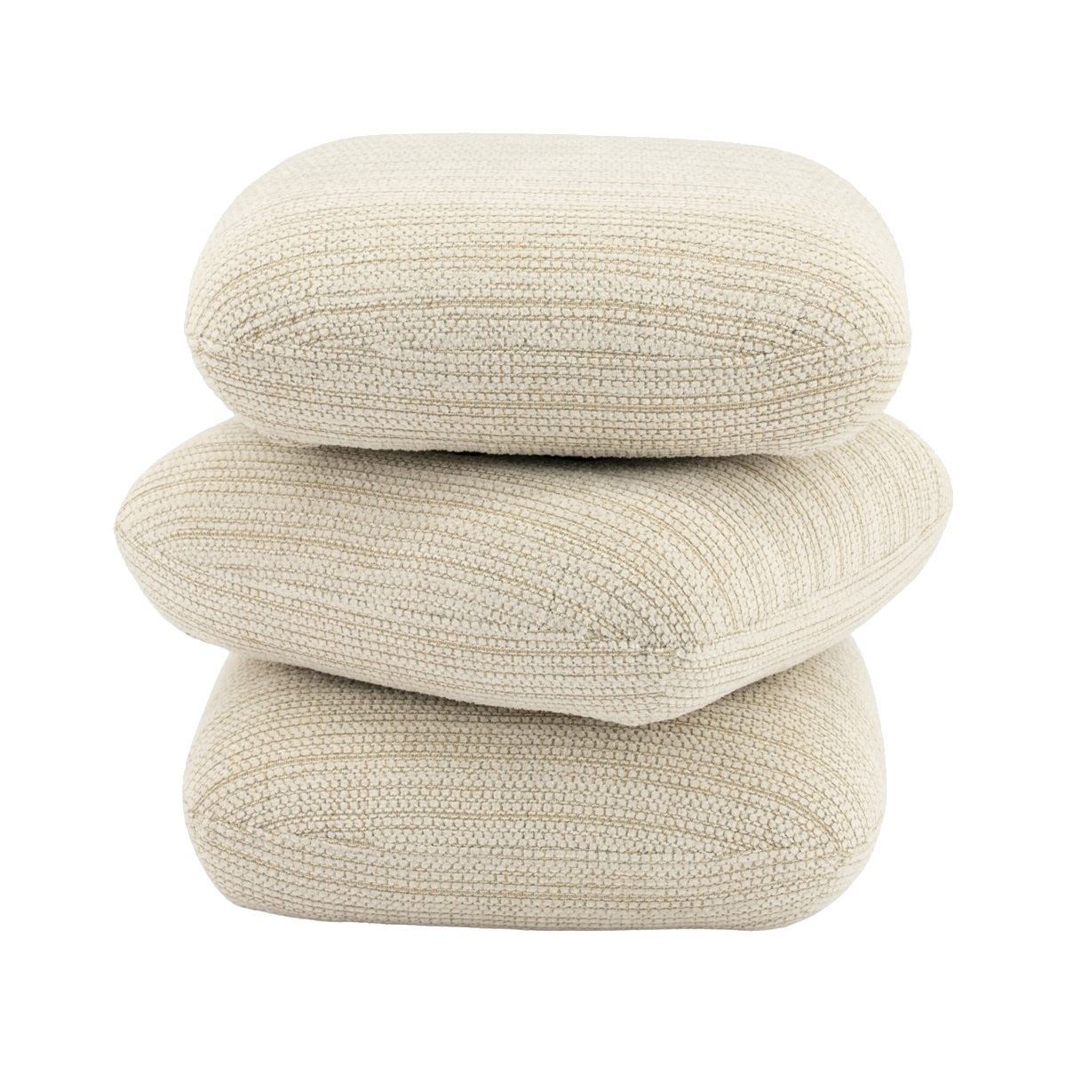 Poef Pillowscape Pluto beige van BY BOO – productfoto