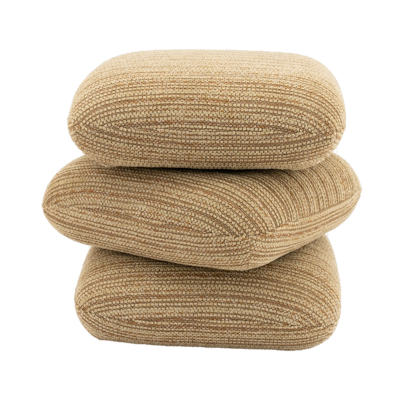 Poef Pillowscape Pluto bruin van BY BOO – productfoto