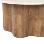 Salontafel Bodhi bruin – schuin vooraanzicht