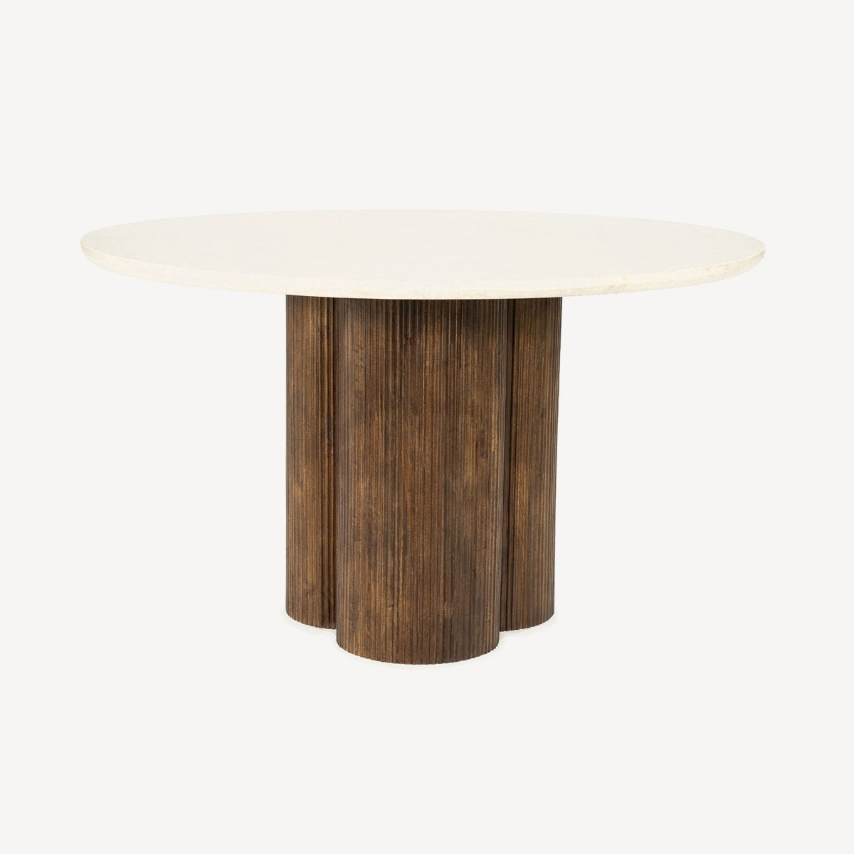 Eettafel Xanni bruin – eettafel van Eleonora in mangohout