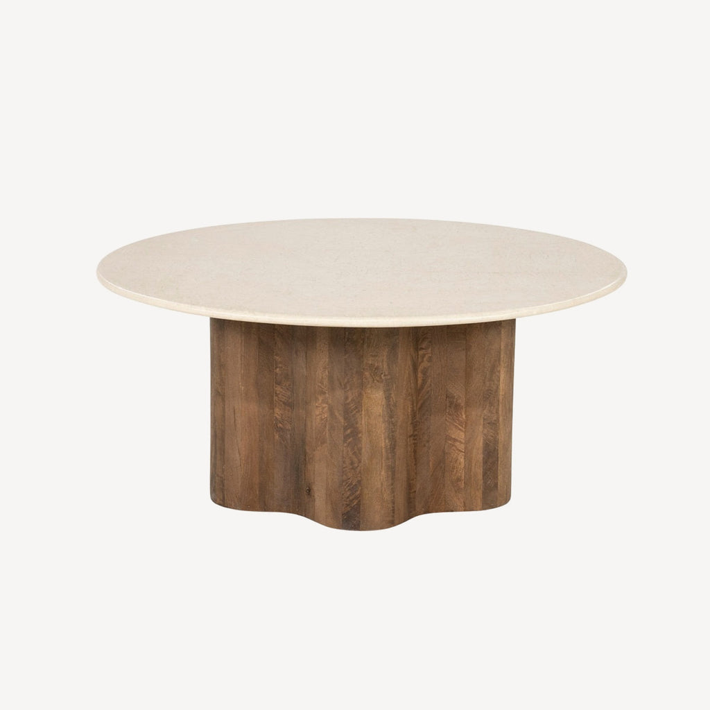 Salontafel Bodhi bruin – zijaanzicht