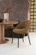 Stoel Nido – bruin – eetkamerstoel van By-Boo in een interieur