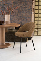 Stoel Nido – bruin – eetkamerstoel van By-Boo in een interieur