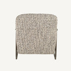 Fauteuil Norel taupe Vive – achteraanzicht van de fauteuil
