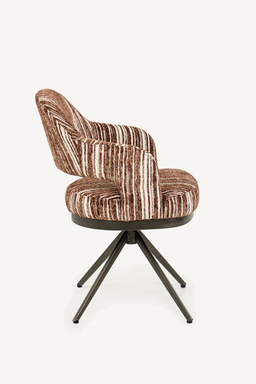 Eetkamerstoel Firenze — Moods Collection, stof Be Stylish mocca mousse (detail 2)