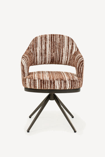 Eetkamerstoel Firenze — Moods Collection, stof Be Stylish mocca mousse (detail 3)