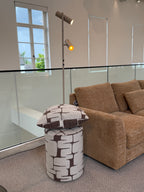 Poef Bangalore Earth Taupe Natural Reverse