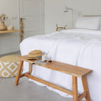 Linnen dekbedset wit van Town & Country — afbeelding 4 van 9