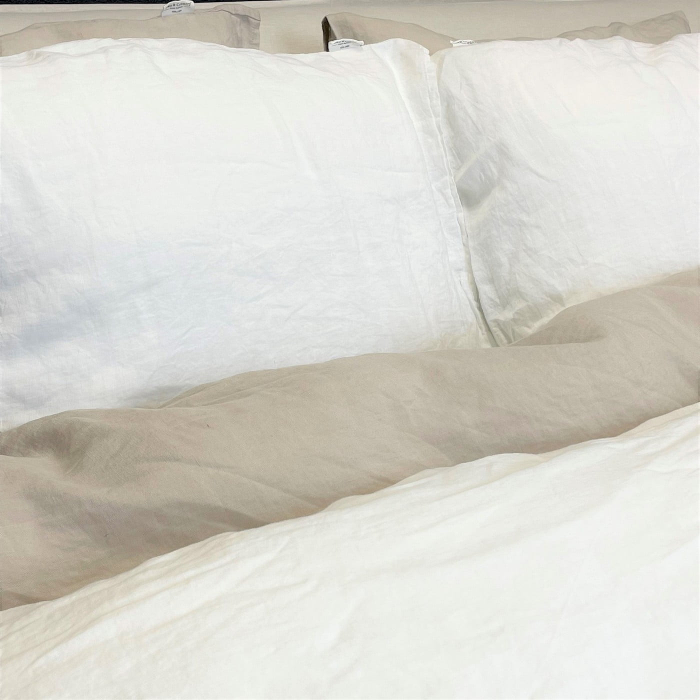 Linnen dekbedset wit van Town & Country — afbeelding 6 van 9