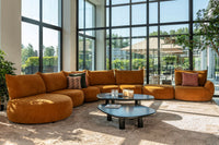Vloerkleed Cloud van Passe Partout met loungebank – sfeerbeeld
