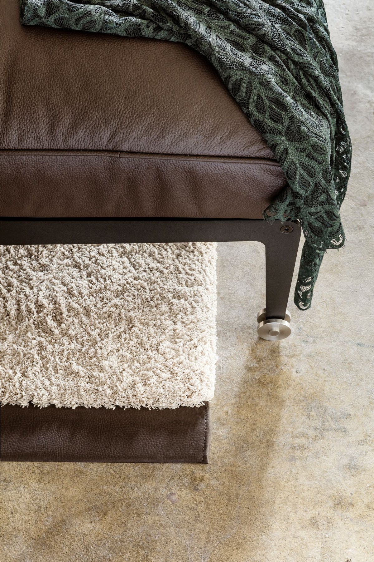 Vloerkleed Cloud van Passe Partout in Sand – detail