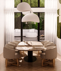 Low dining stoel Chabby van Passe Partout — afbeelding 2 van 7