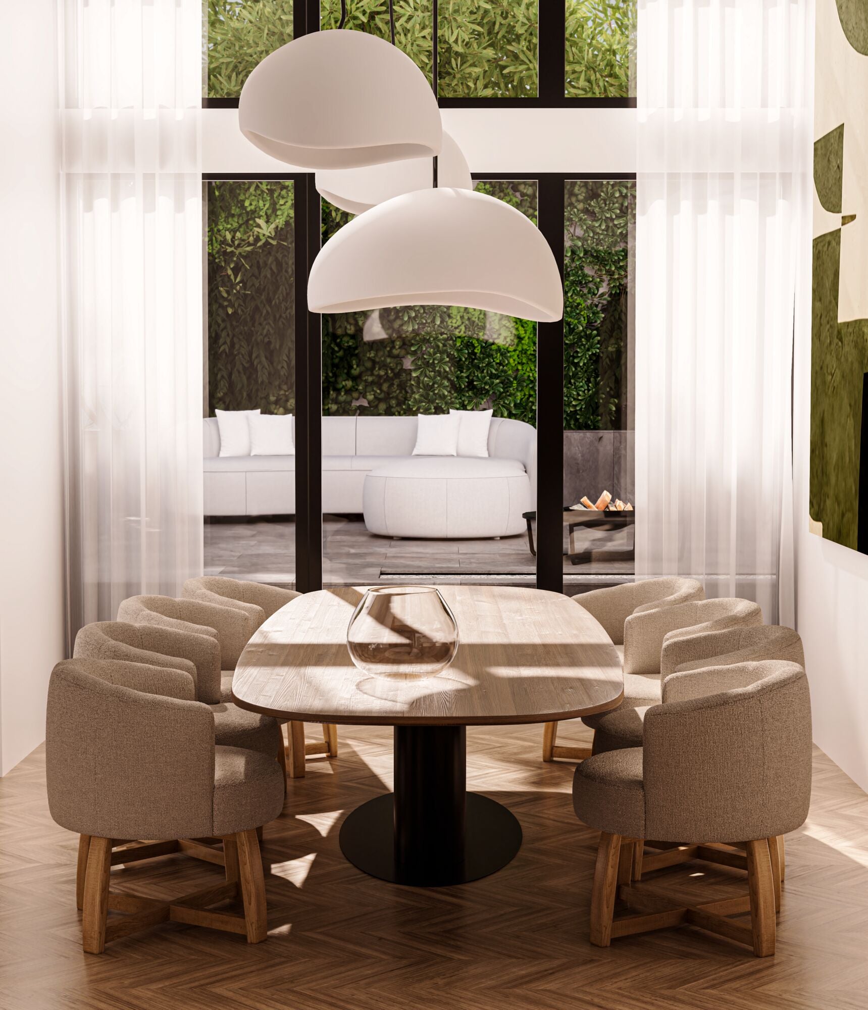 Low dining stoel Chabby