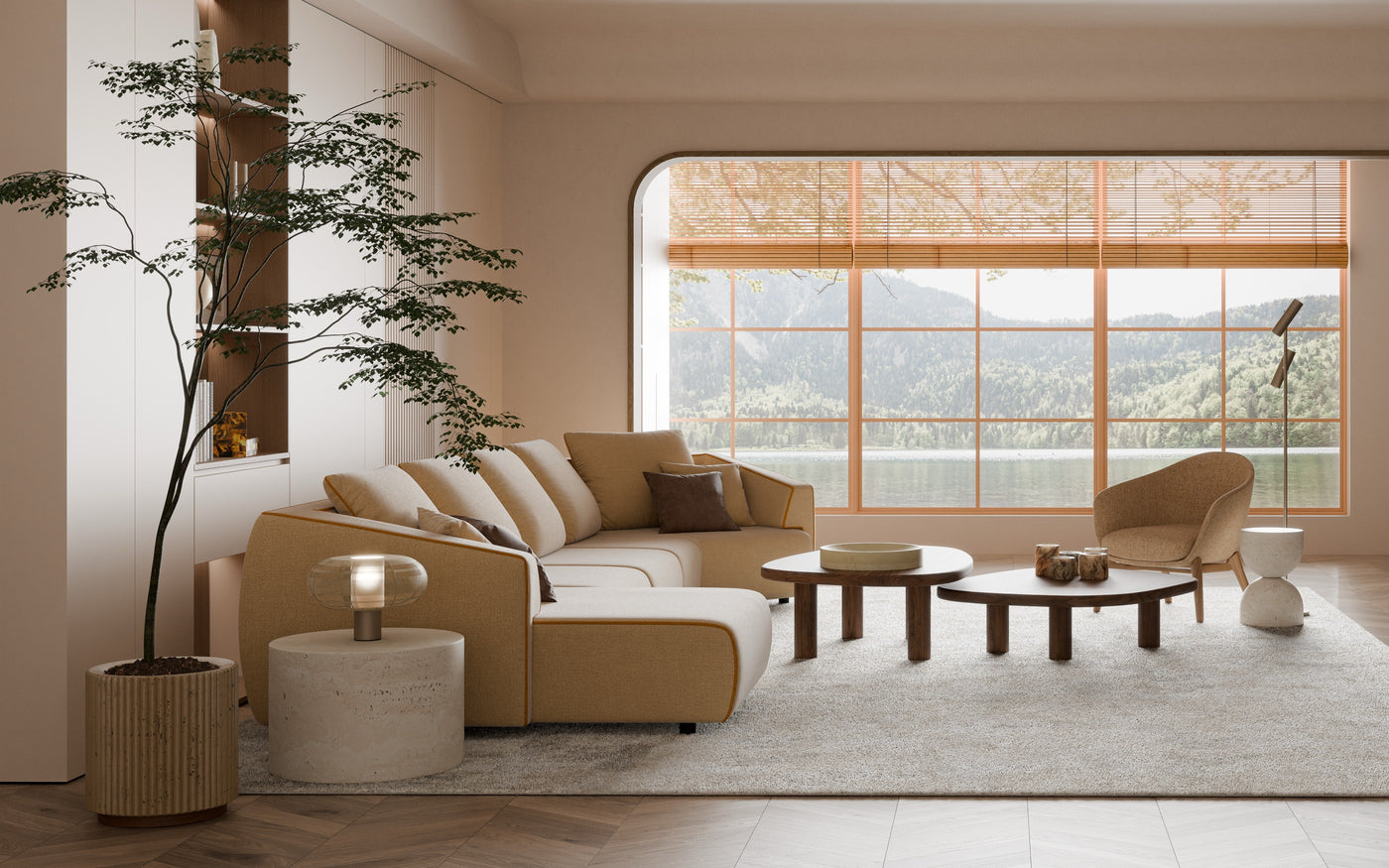 Vloerkleed Savoy van Passe Partout – sfeerbeeld